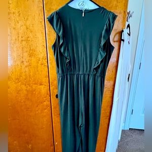 Michael Kors olive green jumpsuit size XL